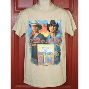Kenny Chesney Tim McGraw 2012 Brothers of the Sun Tour Concert Shirt Small